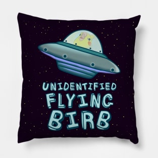 unidentified flying birb Pillow