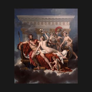 Mars disarmed by Venus - Jacques-Louis David T-Shirt