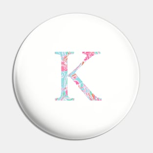 Kappa Splash Greek Letter Pin