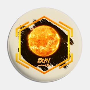 Sun: Source of Life Pin