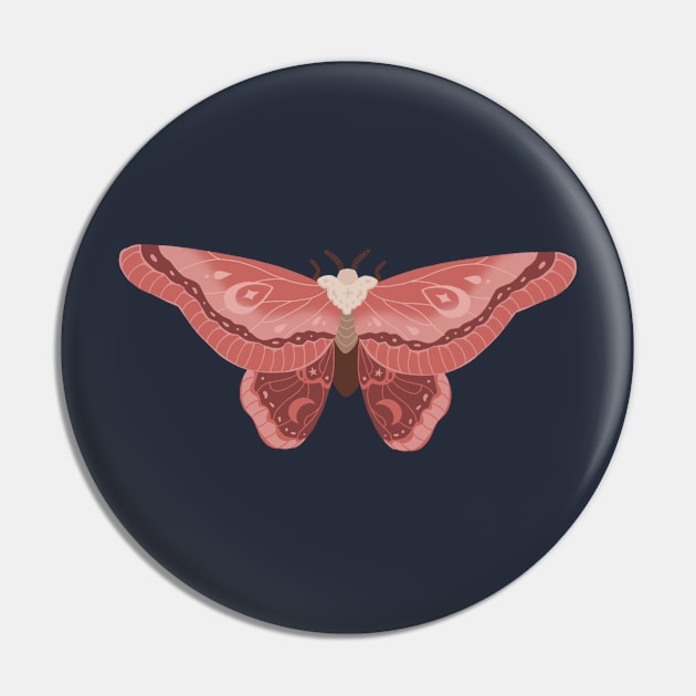 Moon Moth Pin by Batg1rl