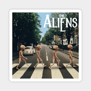 Aliens Abbey Road Magnet