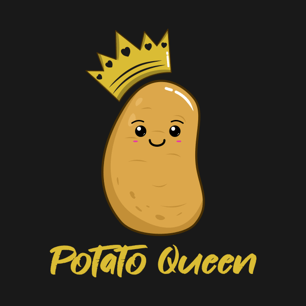 Cute Kawaii Potato Queen by KawaiinDoodle