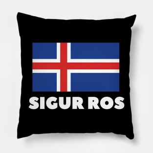 Sigur Ros white flag Pillow