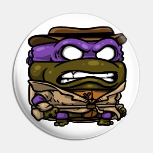 Detective Donny Blockhead Pin