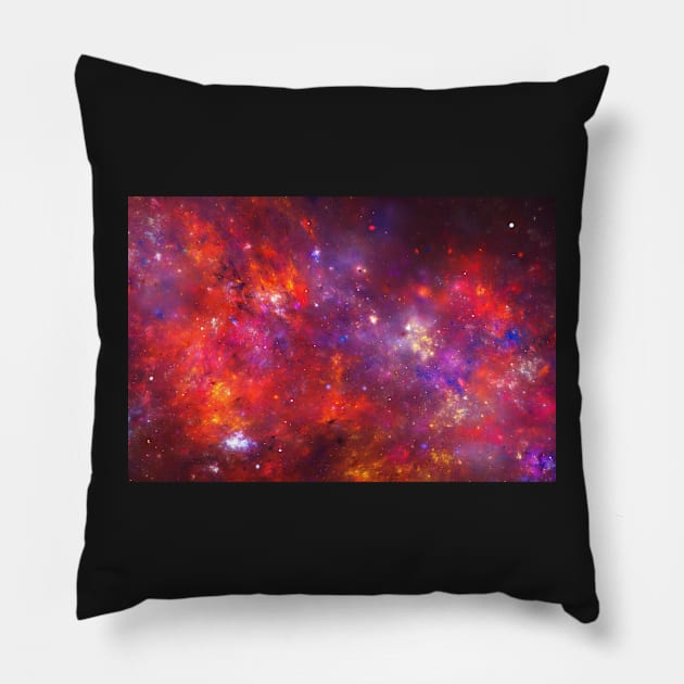 Wild cosmos 3 Pillow by krinichnaya