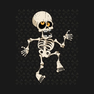 Funny Dancing Skeleton Halloween Gift T-Shirt