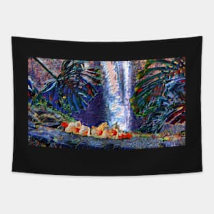 Flowers in Hawai'i Tapestry