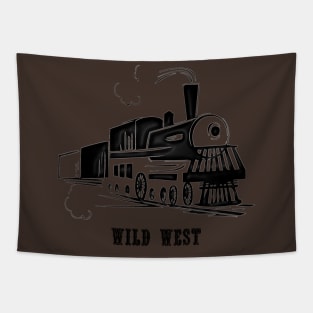 Western Era - Wild West Steam Train Tapestry