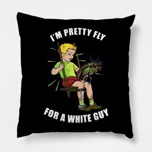 Vintage im pretty fly for a white guy Pillow