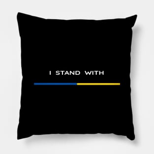 I stand with Ukraine Pillow