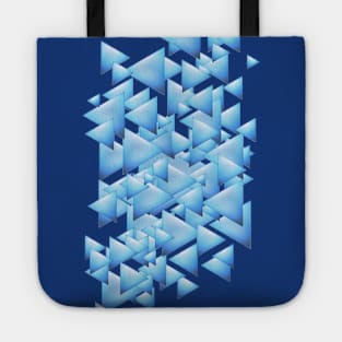 Snowy random triangles merging Tote