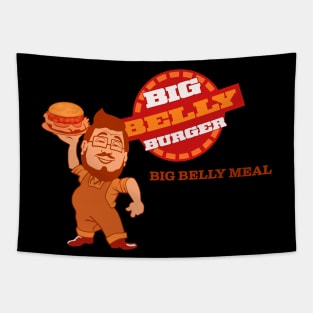 Big Belly Burger Logo Tapestry