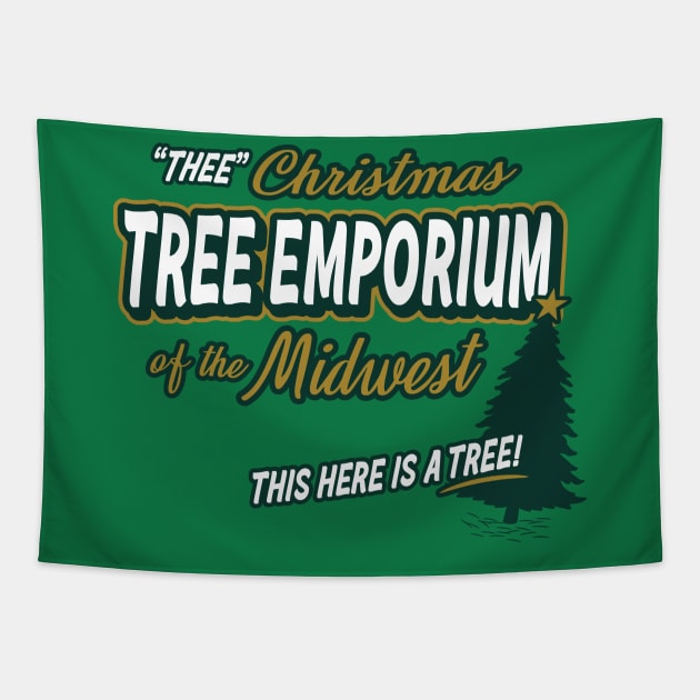 Tree Emporium of the Midwest Tapestry by BrainSmash