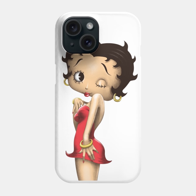 Simply Betty Phone Case by Vincent Trinidad Art