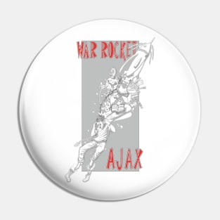 War Rocket Ajax design by Andy Fisher Pin