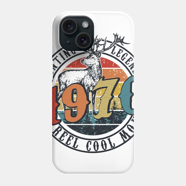 Funny Reel Cool Mom Hunting 1970 Lengend Father's Day Gift Phone Case by thuylinh8