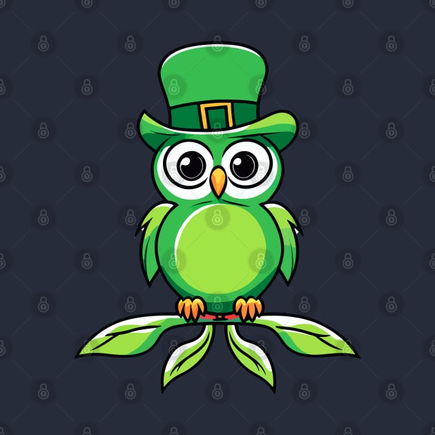 Lucky Owl St Patrick's Day by Bhagyesh