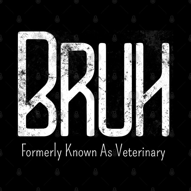 Mens Bruh Formerly Known As Veterinary Meme Funny Saying Broh by click2print