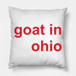 goat in ohio. Pillow