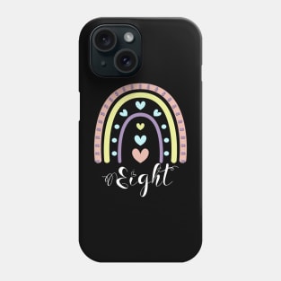 8 Years Rainbow Party Eight Birthday Presents For Girls Phone Case