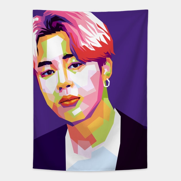 BTS Jimin Tapestry by Danwpap2