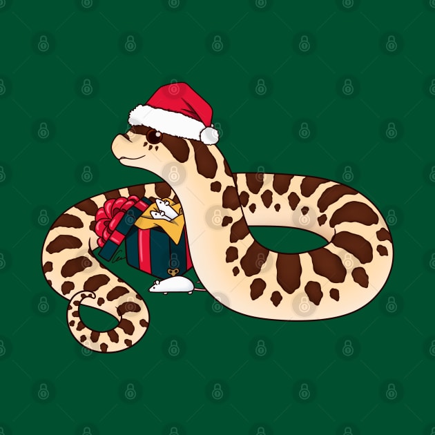 Western Hognose, Normal / Wildtype Christmas Edition by anacecilia