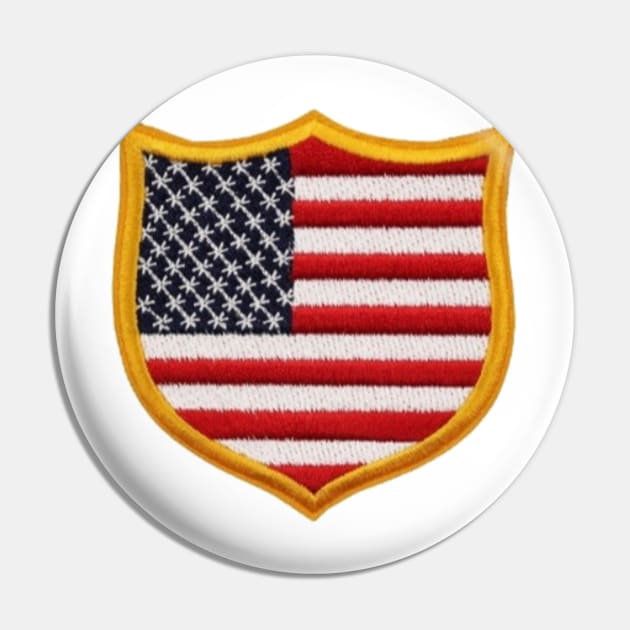 USA Emblem Pin by anacarminda