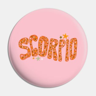 Starry Scorpio Pin