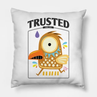 Trusted Bird Chicken To Cross The Road Since 1911 Pillow