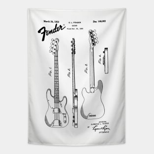 US Patent - Fender Bass Guitar Tapestry