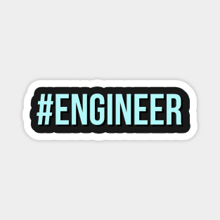 #engineer in blue Magnet