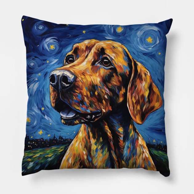 Gift for Plott Hound owner Pillow by NatashaCuteShop