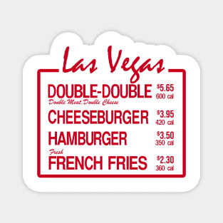 Las Vegas Burger Magnet