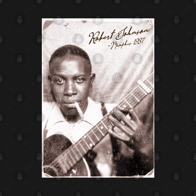 Retro Robert Johnson Memphis Photo Booth by darklordpug