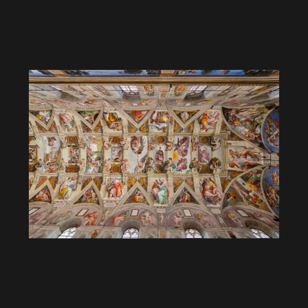 Sistine chapel in the Vatican Museum by mitzobs