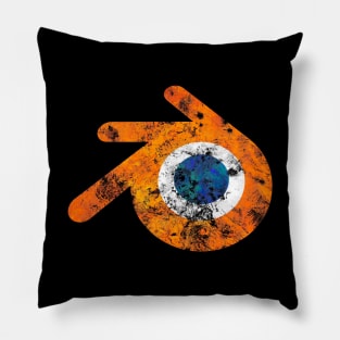 blender logo 01 Pillow