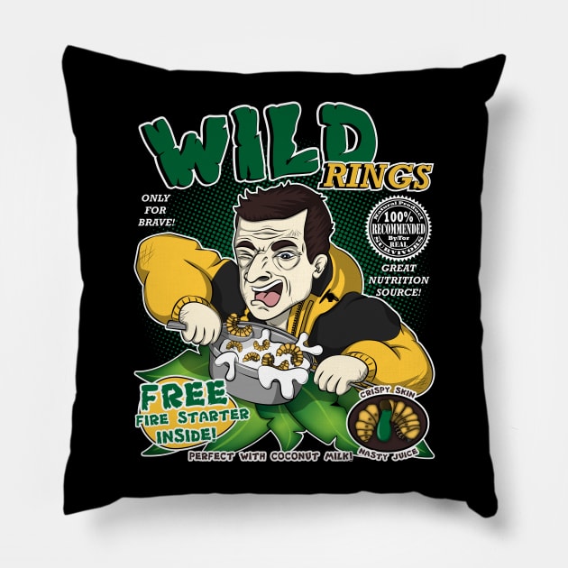 Wild Rings Pillow by Emporion