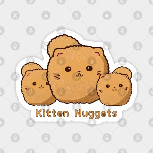 3 Friend Nuggies Magnet by Dandzo