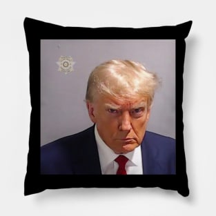 President Trump Criminal Mug Shot Pillow