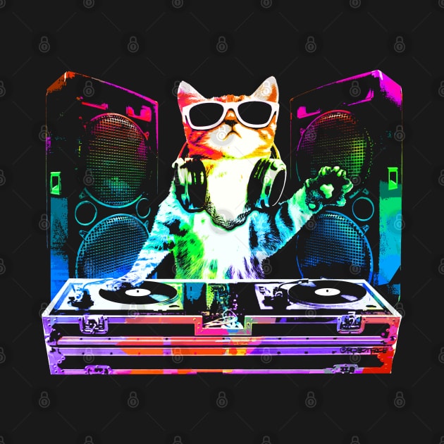 HOUSE CAT (New DJ Kitty) by robotface