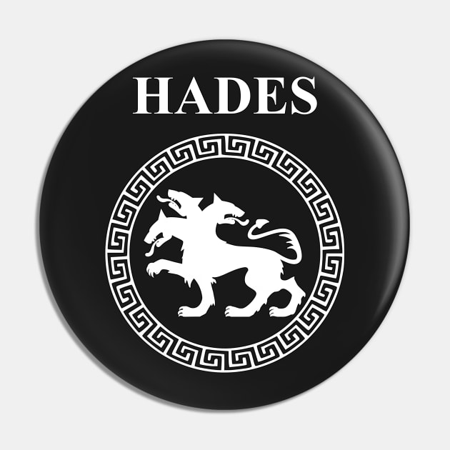 Hades Ancient Greek God Pin by AgemaApparel