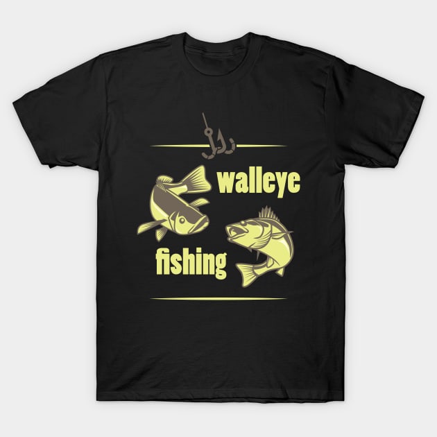 Walleye Fishing TShirt | Pike Perch Gift for Fisherman