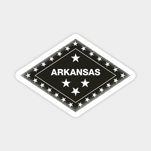 Arkansas Black Out Magnet by rt-shirts