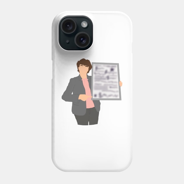 Katie Porter’s Whiteboard Phone Case by GrellenDraws