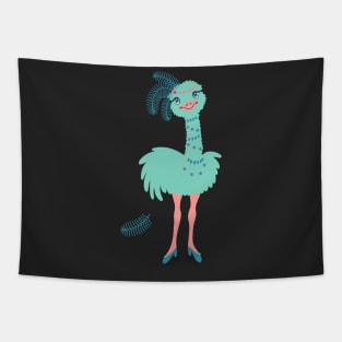 Ostrich Chick Tapestry