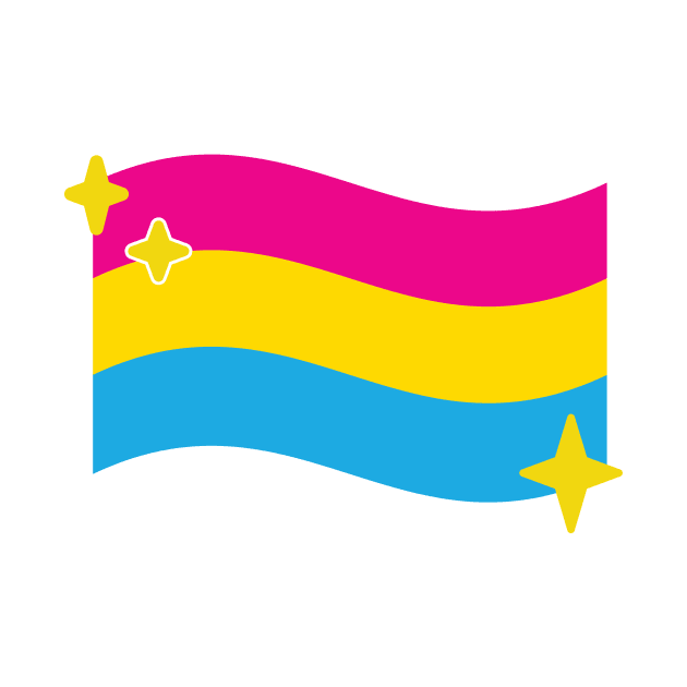 Pansexual Pride Flag Sparkle Emoji by lavenderhearts