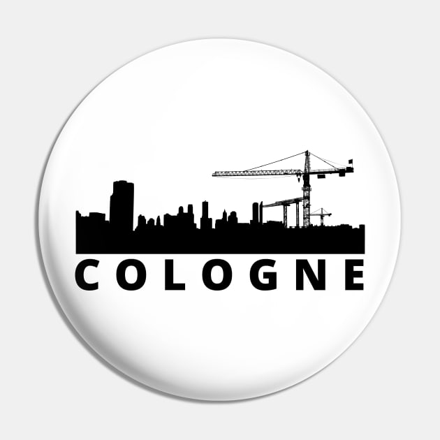 Cologne Skyline | Germany Pin by Merch4Days