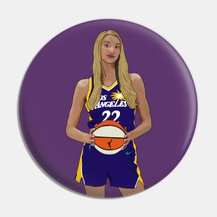 Cameron Brink Los Angeles Basketball Minimalist Pin