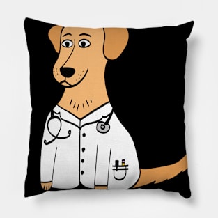 Trust me I am a doctor doctor dog dog funny gift Pillow